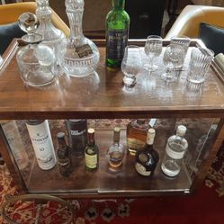 MCM Vintage Cocktail Bar Cart