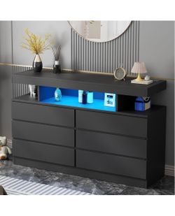 Black dresser