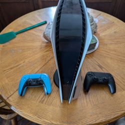 PS5 With. Two Controllers 