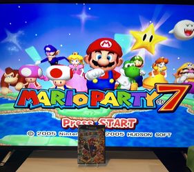 Game Cube Mario Party 7 Bundle 