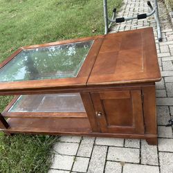 Coffee Table With Storage On Wheel