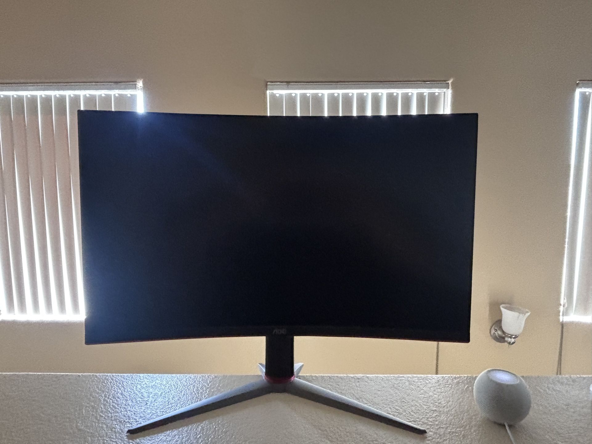 Aoc  32” Curved Frameless Monitor 