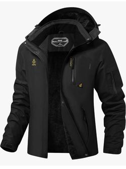 ASPO Women's Ski Jacket Waterproof Winter Jacket Insulated Warm Fleece Lined Windproof Snow Coats with Hood Snowboarding
