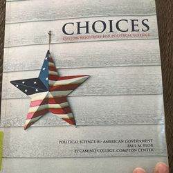 Choices Custom Resources For Political Science