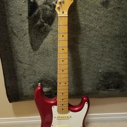 Fender Stratocaster Guitar (Candy Red)