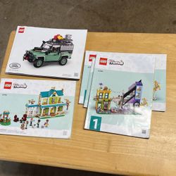 Lego Manuals $1 Each