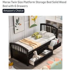 Twin Bed Frame NEW IN BOX