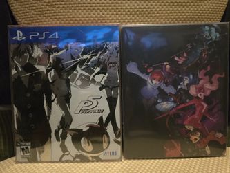 Persona 5 Steelbook Ps4 Game Lot