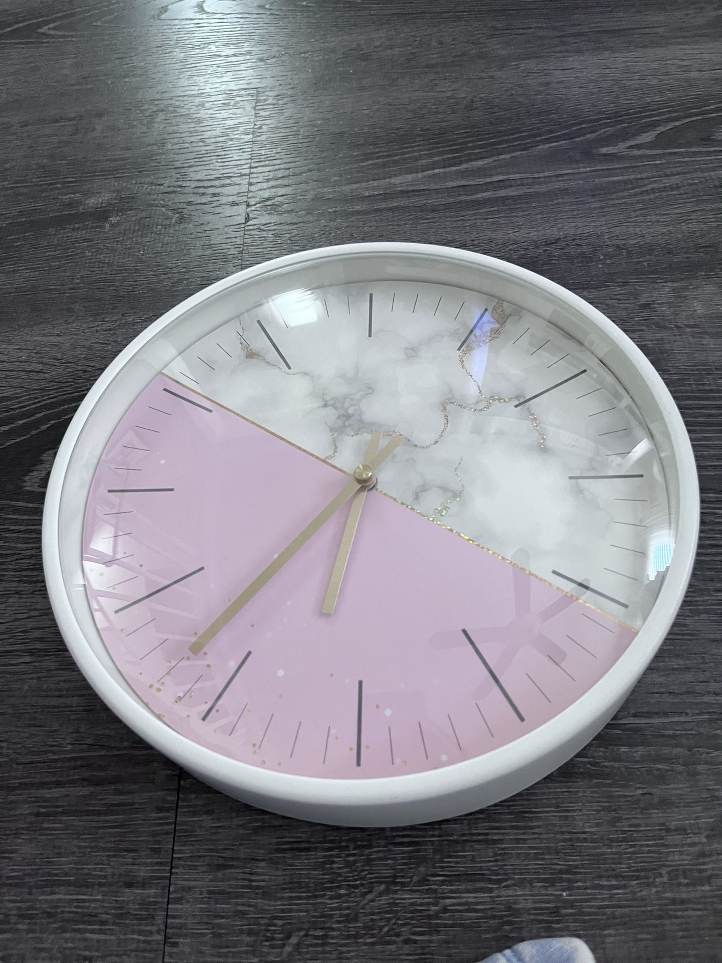 Marvel And Pink Wall Clock