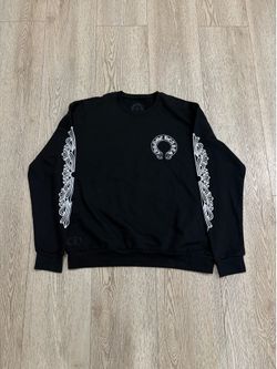 Chrome Hearts Floral Horseshoe Crewneck