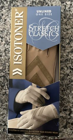 New Isotoner Stretch Classic Driving Gloves