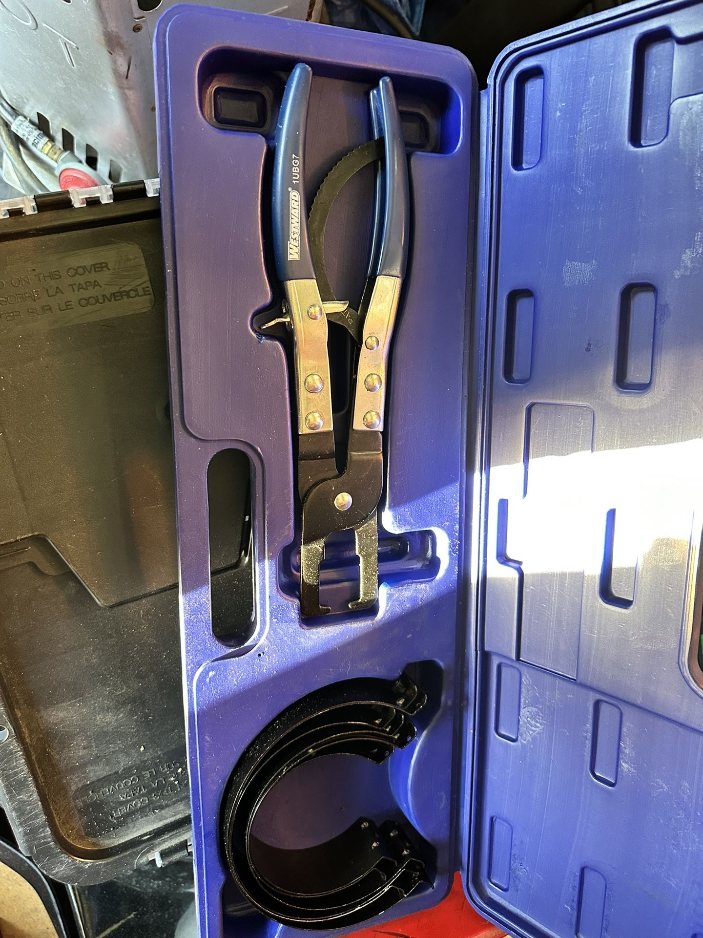 Westward Piston Ring Compressor Pliers Piston Ring Compressor Set