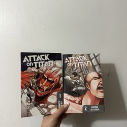Attack On Titan Manga 1&2 