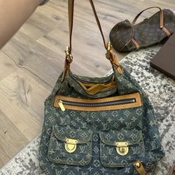 Louis Vuitton Monogram Denim Purse/ Bag 