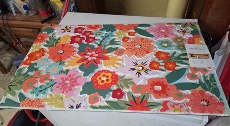Doormat new with tag floral mat