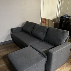 Linen Sectional Couch