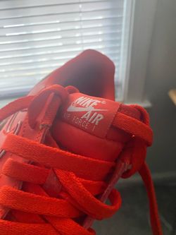 Orange Air Force 1s 10.5