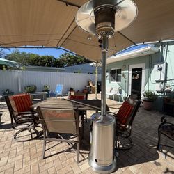 “Outdoor Patio Heater”used Like New Stainless Steel 