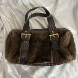 2000s Pritzie Fur Bag