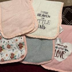 5 Burp Cloths 