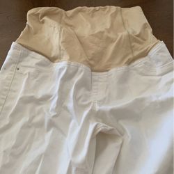 White Maternity Pants $5