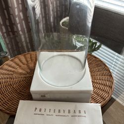 Pottery Barn - NEW- Hurricane Candle Holders $55 Each