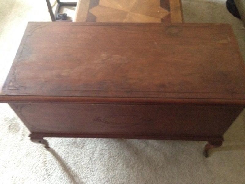 Circa 1920's Antique Cedar Chest - A Teachout Perfection Line