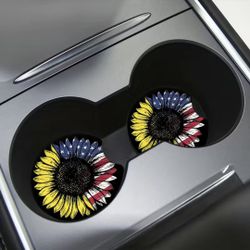 2pc Beautiful Car Cup Holders 