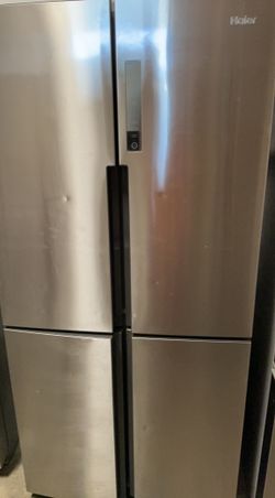 Haier French Door Refrigerator Fridge Counter Depth