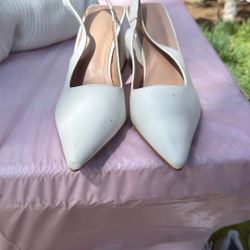 White Heels 8 1/2