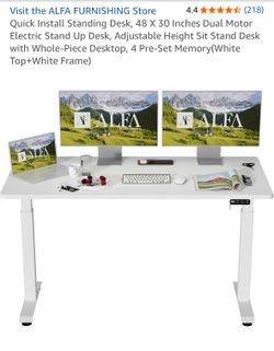 48 x 30 up and down desk dual Motor furnishing