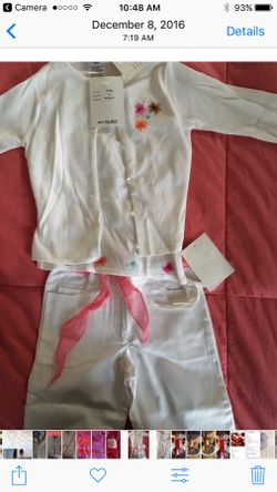 New Designer set 3 pc. infant size 4