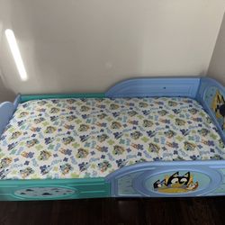 Bluey Toddler Bed W/ Mattress