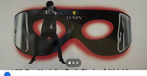 LUMIN LED Eye Mask - Reduce Dark Circles & Wrinkles Fast • Get Rid of Dark Circles in Minutes | LUM