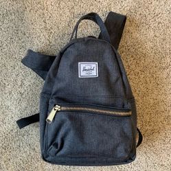 Herschel mini charcaol backpack