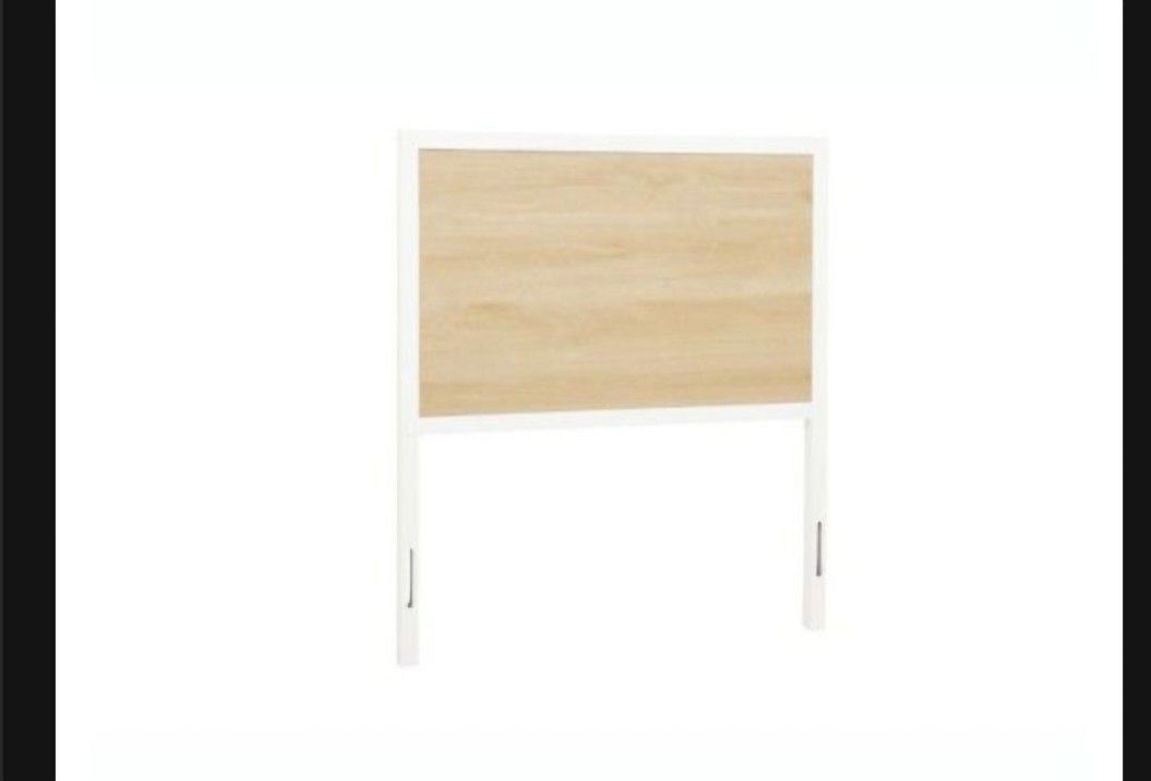 Twin Headboard (Natural/White)