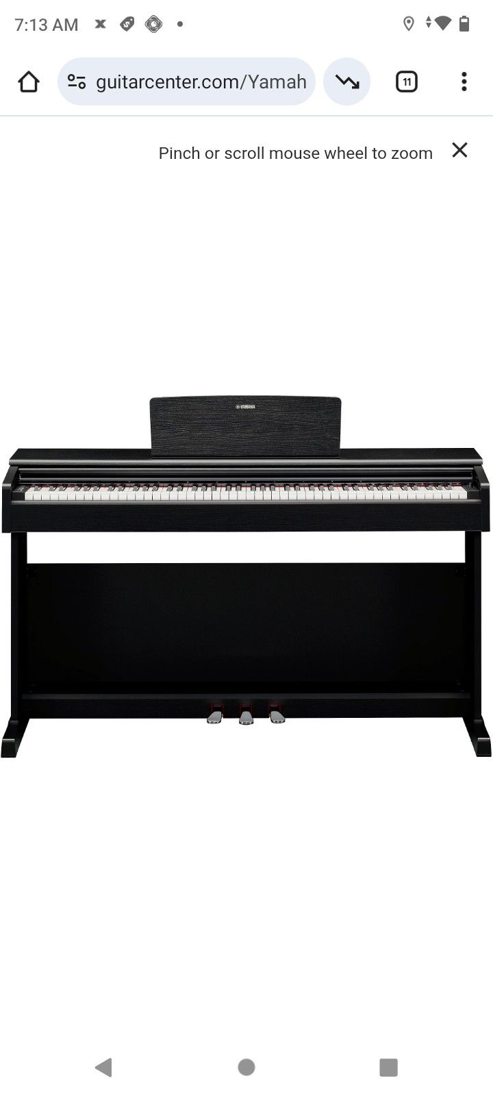 Yamaha Arius Model Ydo-145 Piano
