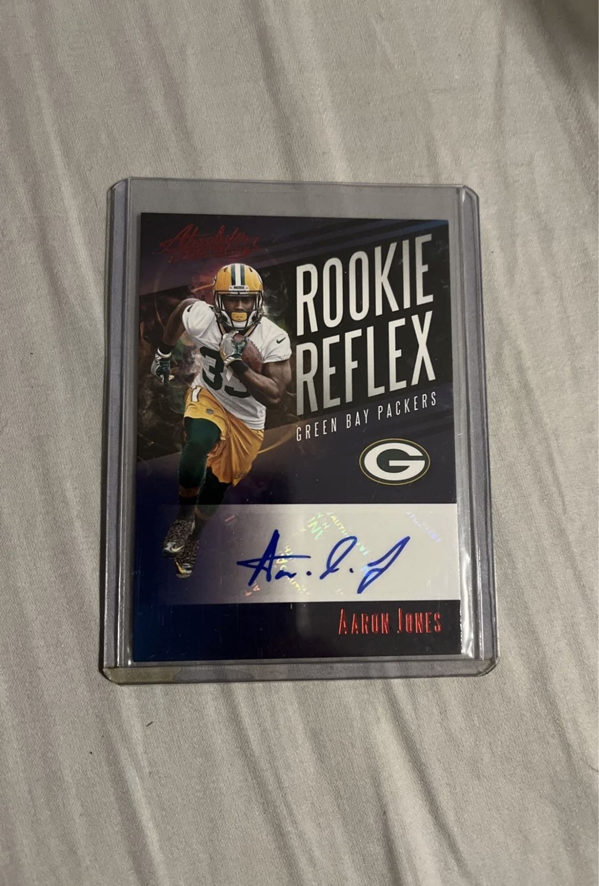Aaron Jones Rookie Autograph Rookie Reflex Red