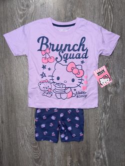 Hello Kitty Girls 2-Piece Short Set