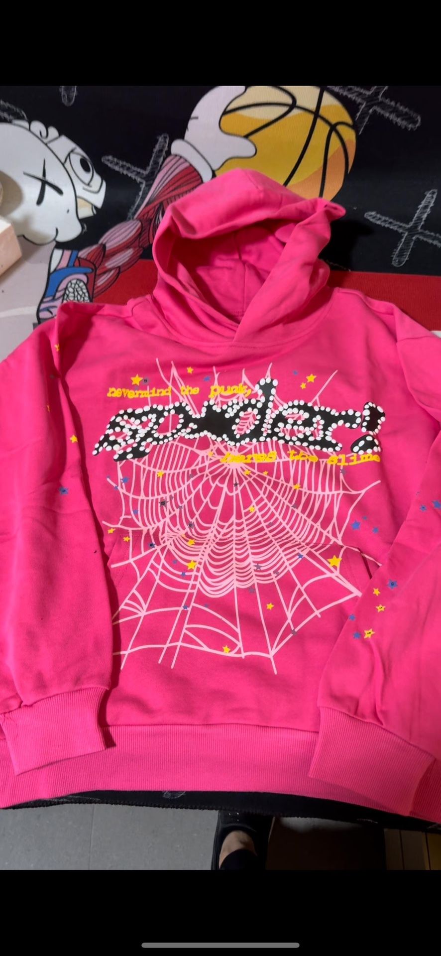 Pink Sp5der Hoodie