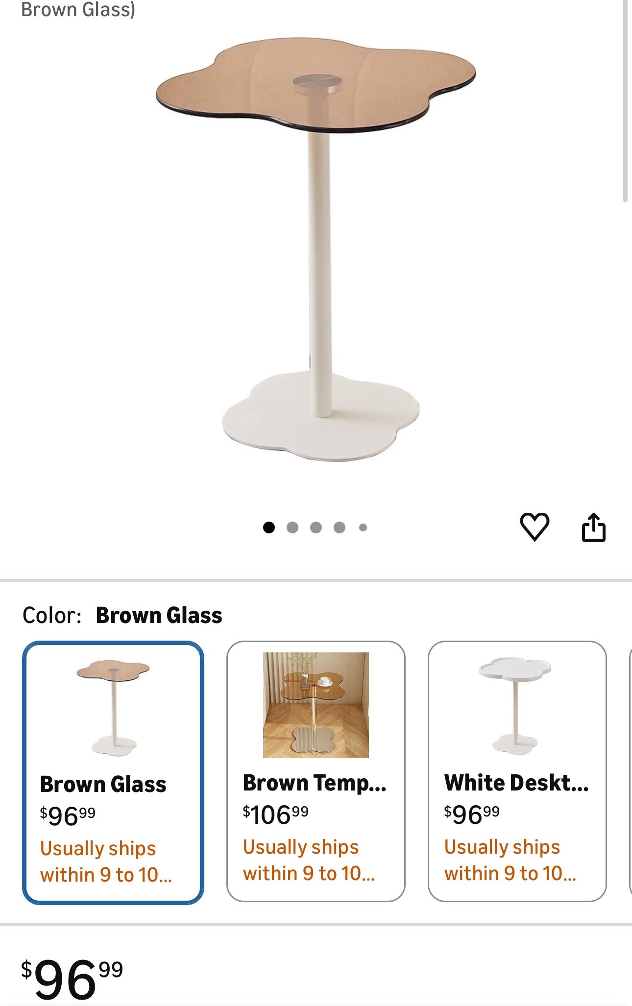 Metal End Table, Coffee Table, Side Table