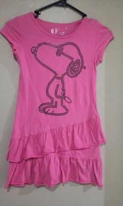 Snoopy Dress Old Navy Small Girls 7/8