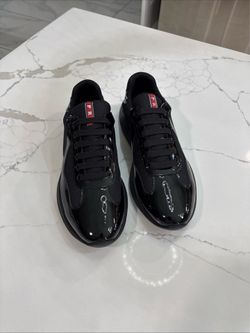 Prada America's Cup biker fabric sneakers (Black) Size 10