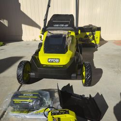 RYOBI 40V HP 20" SELF PROPELLED LAWN MOWER 