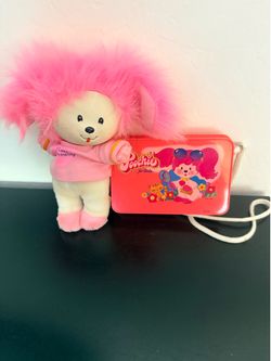 Vintage Poochie Puppy Plush and Overnighter