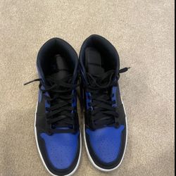 Air Jordan 1 Black And Royal Blue 