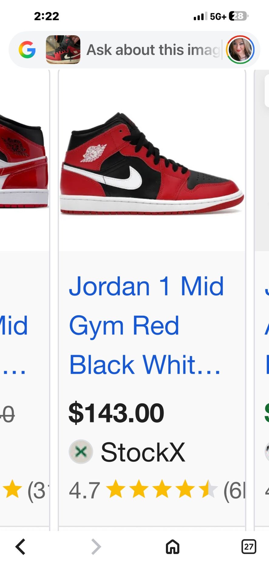 Nike air Jordan Authentic 5.5