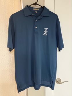 TX Whiskey Peter Millar Mens Summer Comfort Polo Medium