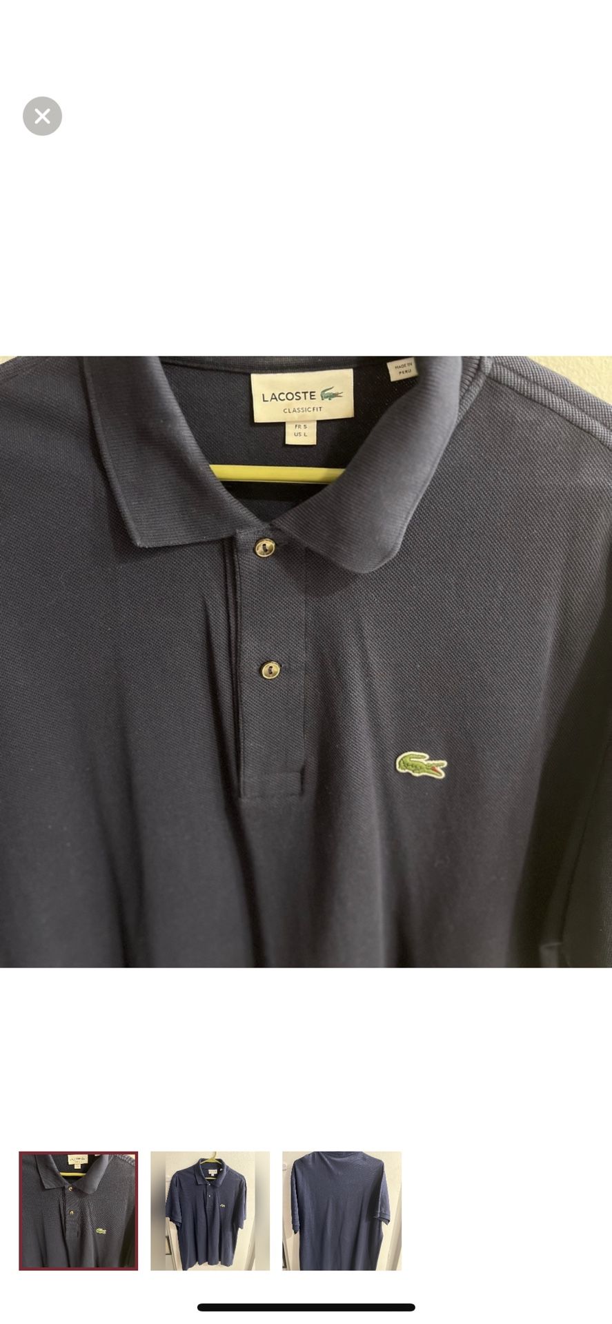 Lacoste classic polo