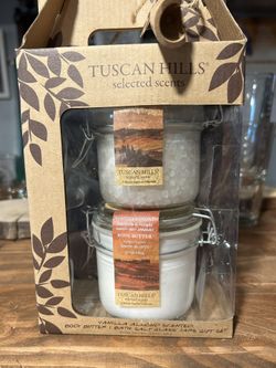 TUSCAN HILLS®  Bath Salt & Body butter 